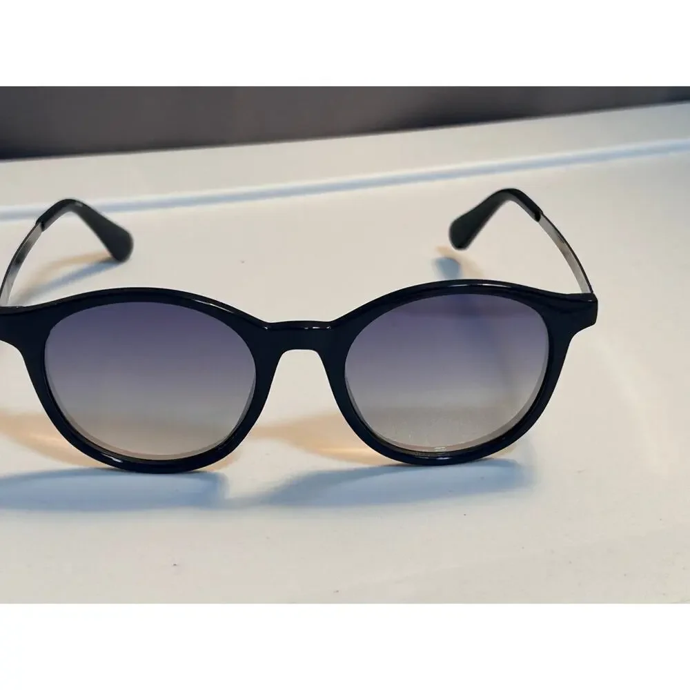 Diane Von Furstenberg Blue/Silver Sunglasses